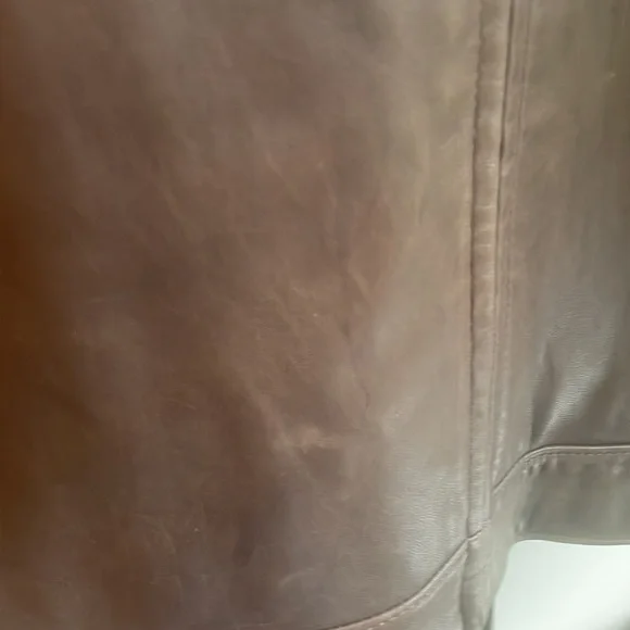 COPY - Vintage Polo Ralph Lauren Brown Soft Premium Leather Jacket Zip Up Coat … - Picture 7 of 11